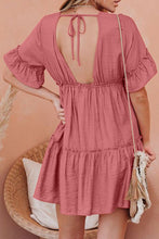 Load image into Gallery viewer, Pocketed Ruffle Tiered Dress
