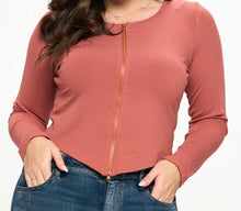 Load image into Gallery viewer, Plus Size Front Too Zip
