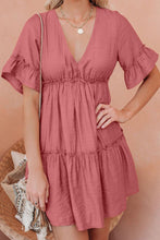 Load image into Gallery viewer, Pocketed Ruffle Tiered Dress
