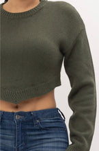 Load image into Gallery viewer, Olive Crop Top
