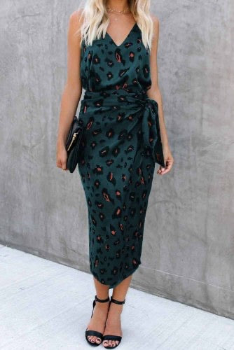 Green Leopard Wrap