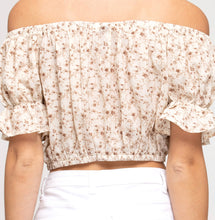 Load image into Gallery viewer, Floral Crop Top
