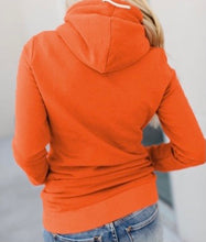 Load image into Gallery viewer, Orange Zipper Pocket Hoodie
