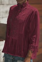 Load image into Gallery viewer, Red Crochet Lace Top
